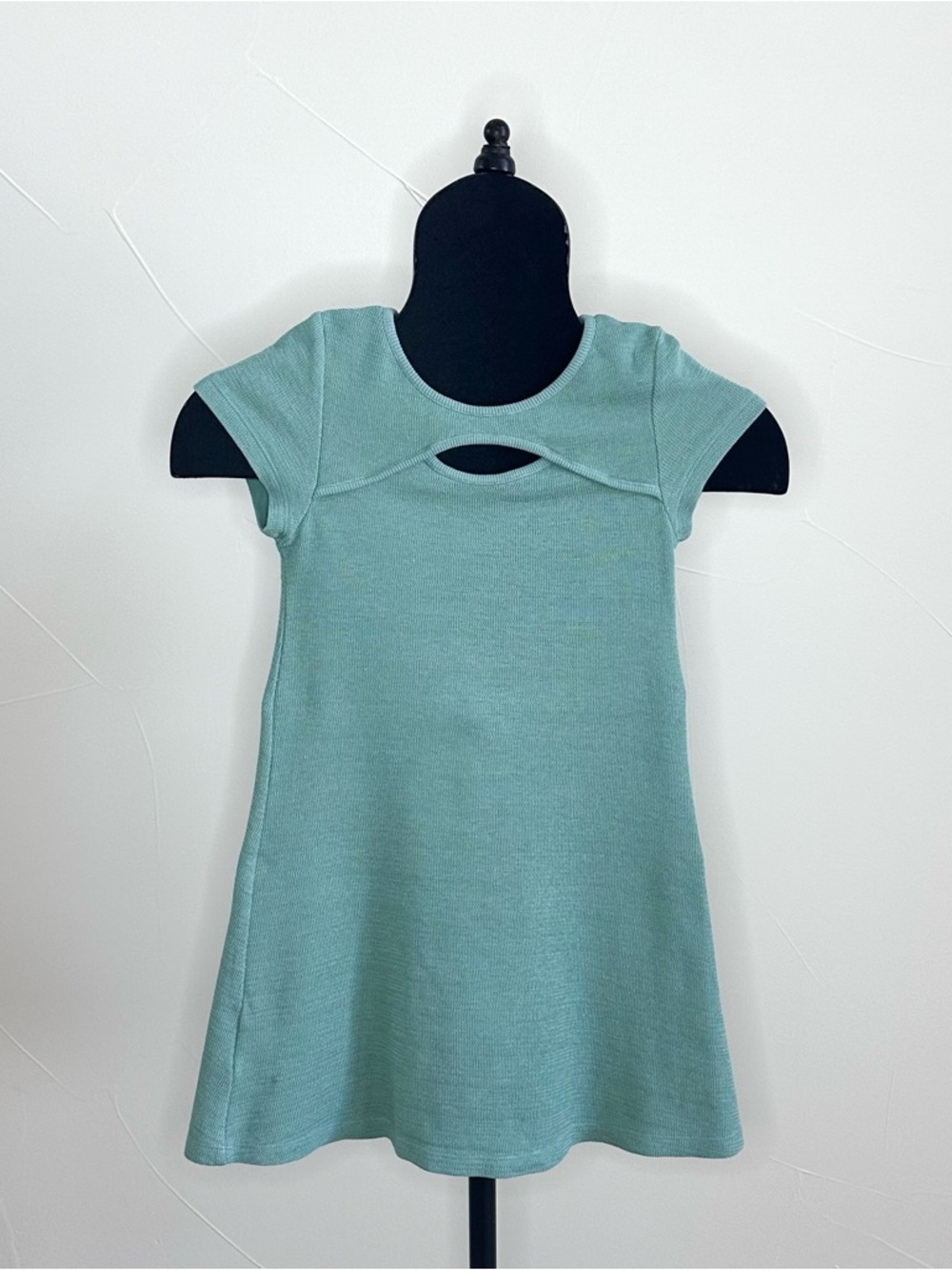 Mayoral- Sage Green Knit Dress, Size 9